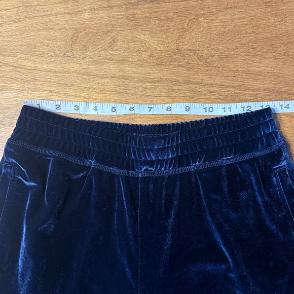 Fabletics Navy Blue Daria Velvet Joggers - Picture 9 of 12